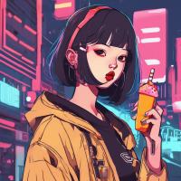 盯盘少女