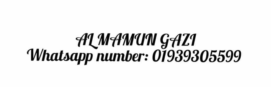 AL Mamun Gazi