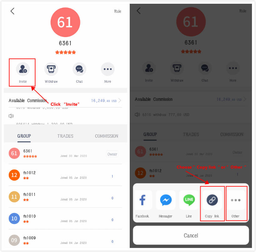 How Do Android Users Invite Your Friends?