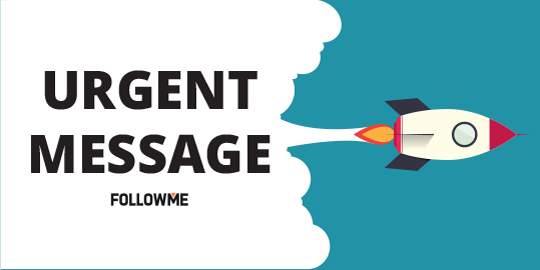Urgent Update on today's FOLLOWEBINAR!
