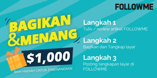 #Bagikan & Menang# 1000 USD!