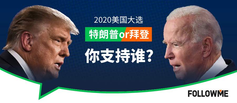 美国大选竞猜倒计时！拜登or特朗普，你支持谁?