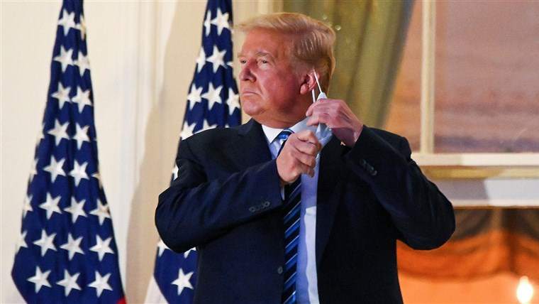Trump says coronavirus diagnosis was 'blessing from God'