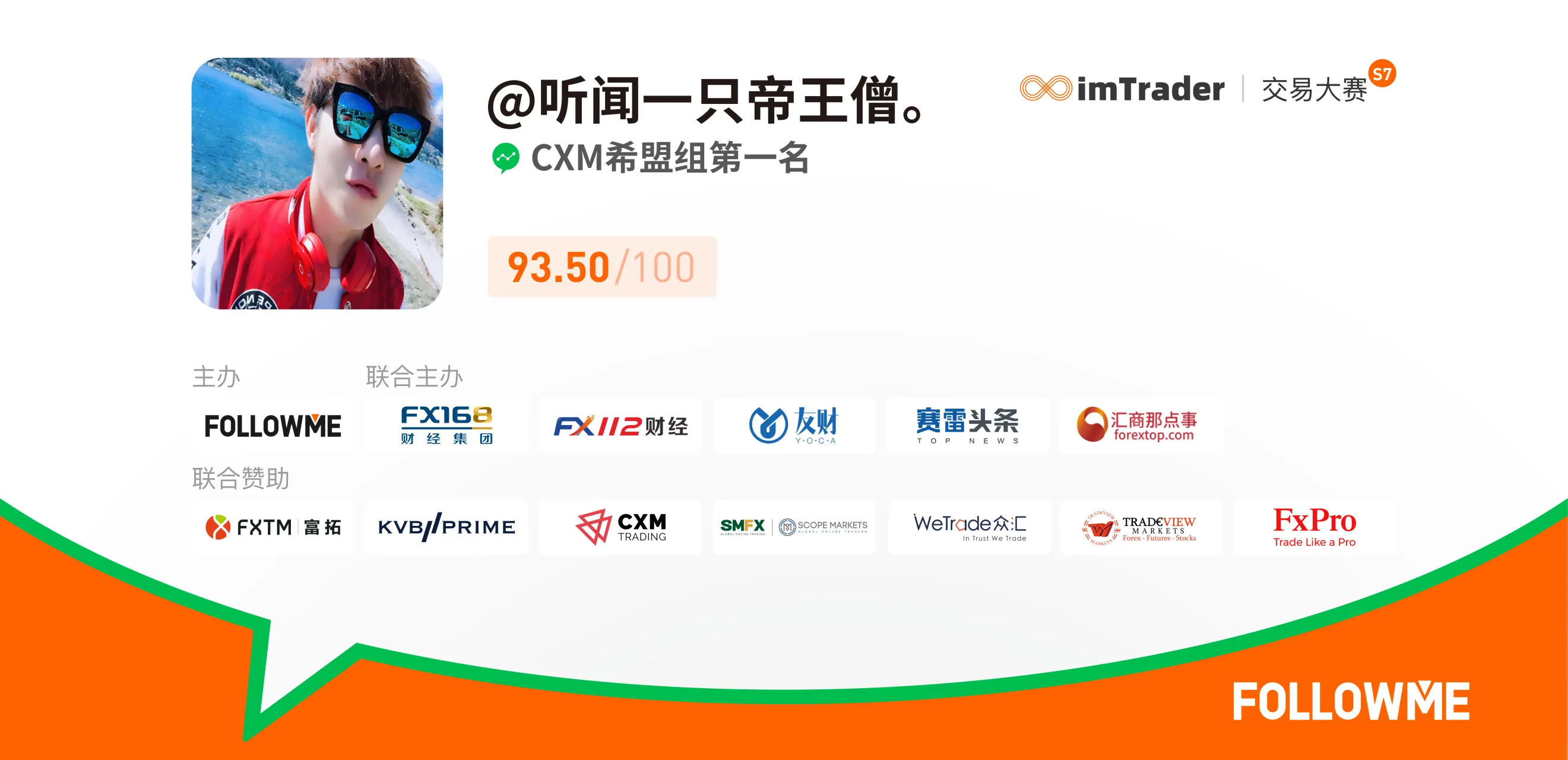 专访 CXM希盟榜首@听闻一只帝王僧。| 优秀交易员是怎样炼成的?