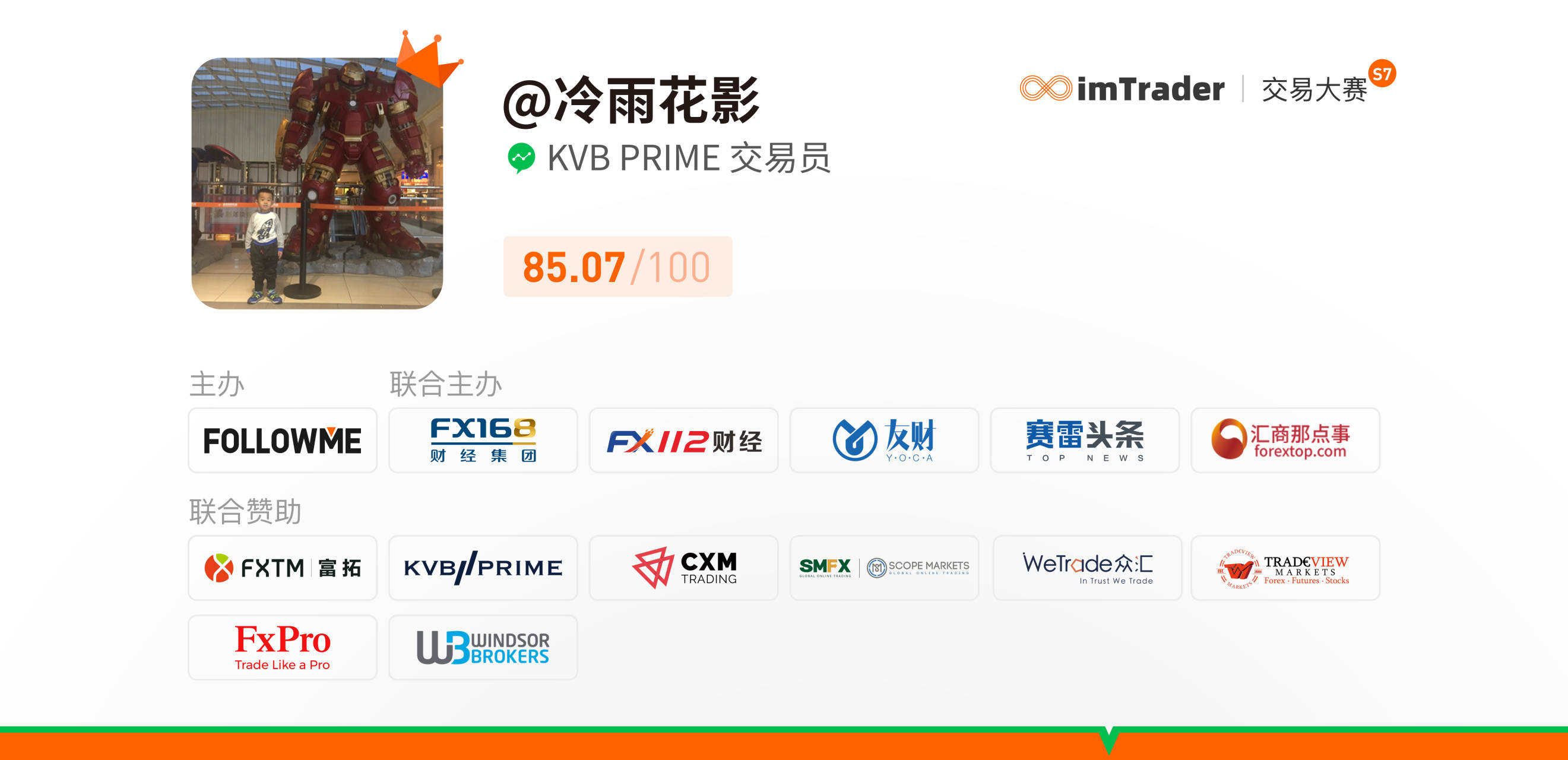 专访 KVB PRIME 交易员@冷雨花影 | 没有什么教训能比一周亏掉85万美元来得更加猛烈！