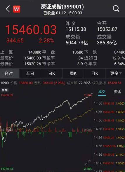 抱团股大反攻：A股狂涨突破3600点 股民高呼牛市真来了