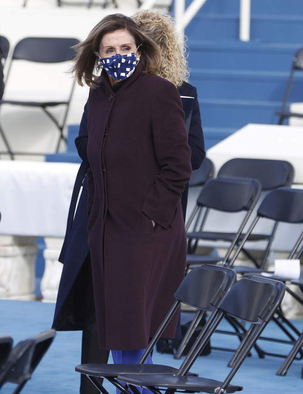 拜登就职典礼倒计时 美国众议院议长佩洛西现场检查筹备情况