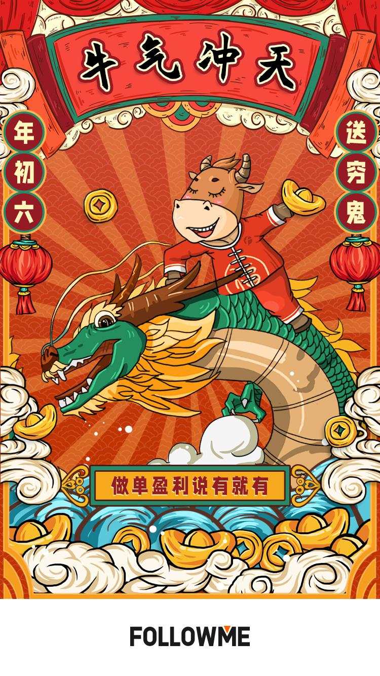 牛年送好礼!免费领限量红包封面,定制交易笔记本属于你