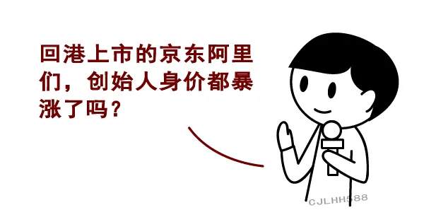 回港上市的阿里百度们，创始人身价都暴涨了吗？