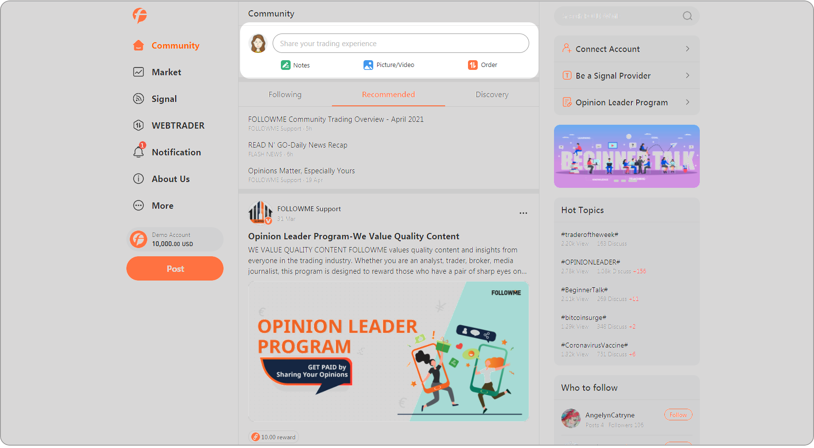 FOLLOWME 6.0 is online: Professional, Dedicated and Focused