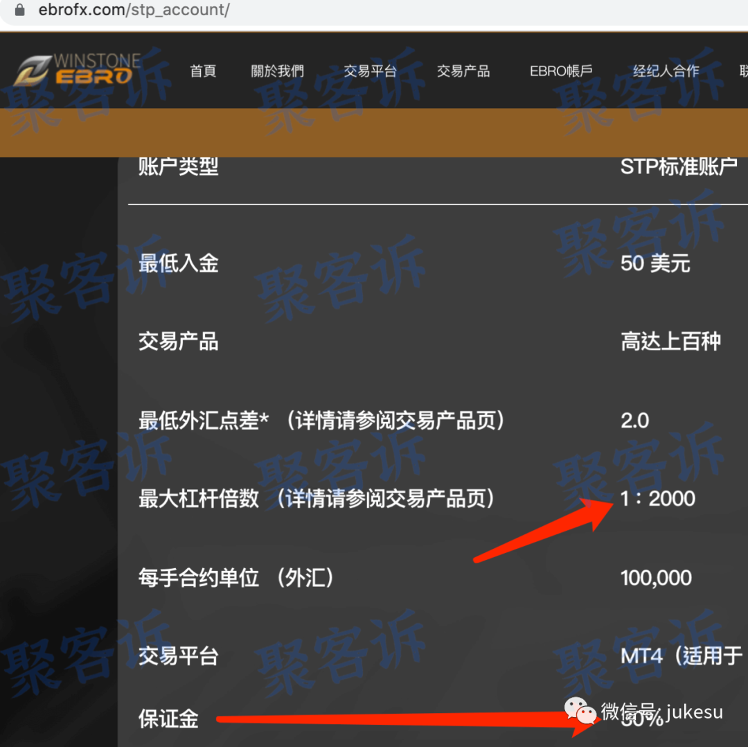 EBRO万斯通外汇监管套牌、只坑国人的黑平台！