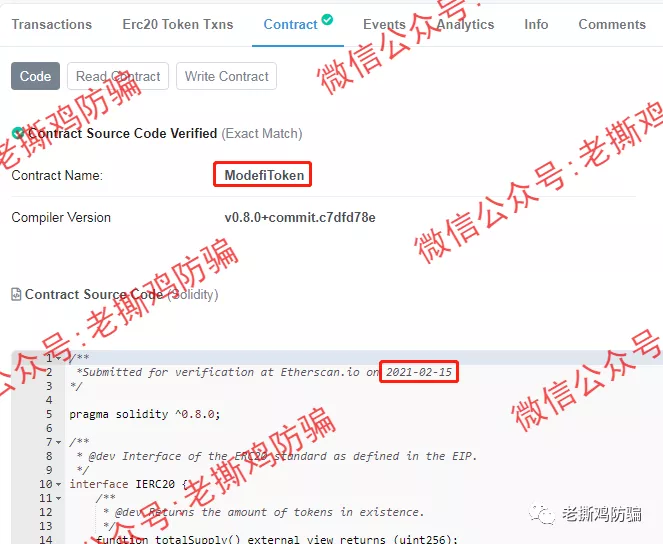 BSC链上的Gabriel:完全抄袭Modefi项目,一个字都不改!!