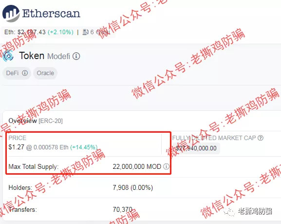BSC链上的Gabriel:完全抄袭Modefi项目,一个字都不改!!