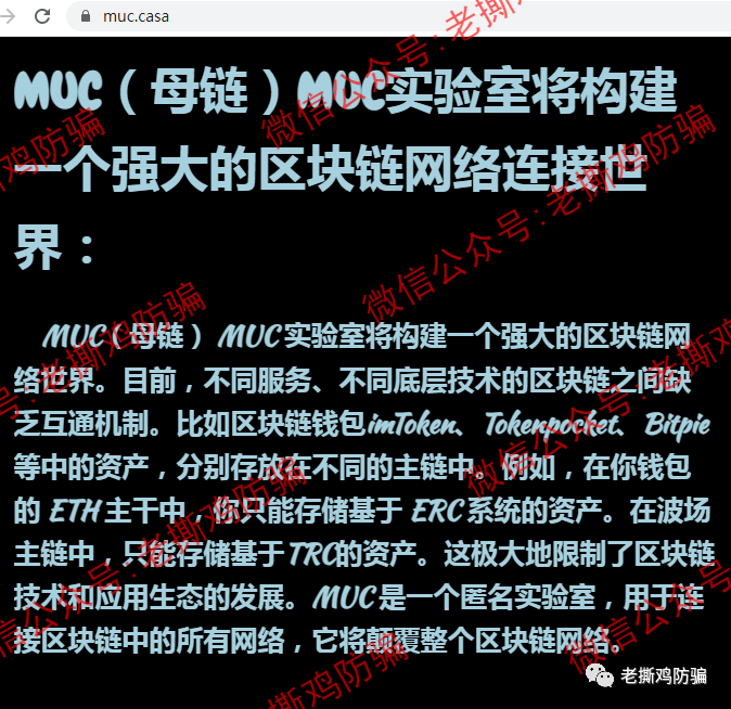 MUC奇迹基础链，隔夜饭都要给我笑出来的奇葩项目！！