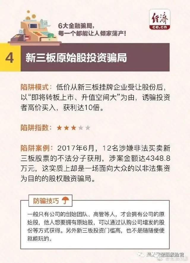 7大金融骗局，每一个都能让人倾家荡产！