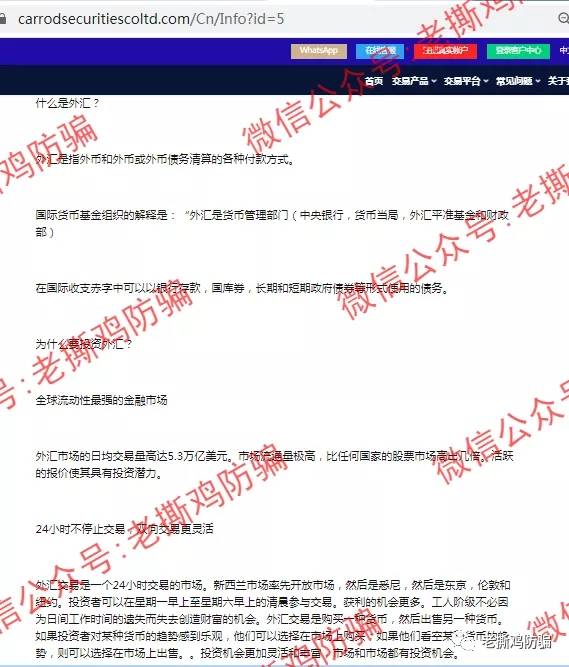 Carrod Securities外汇券商平台:网站是国内小学生搞的吧?