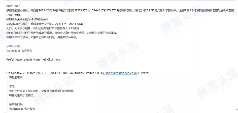 一年内4次“暗箱操作” ?Valutrades被投诉操控账户