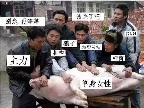 等猪养肥，宰杀之!