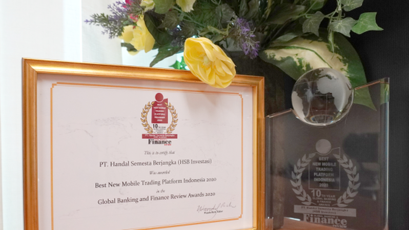 HSB Investasi Memenangkan Penghargaan Best New Mobile Trading Platform Indonesia
