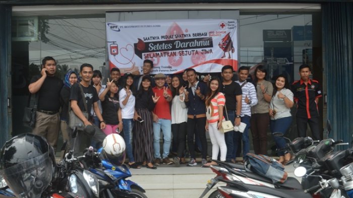 PT Bestprofit Futures Jambi Gelar Donor Darah