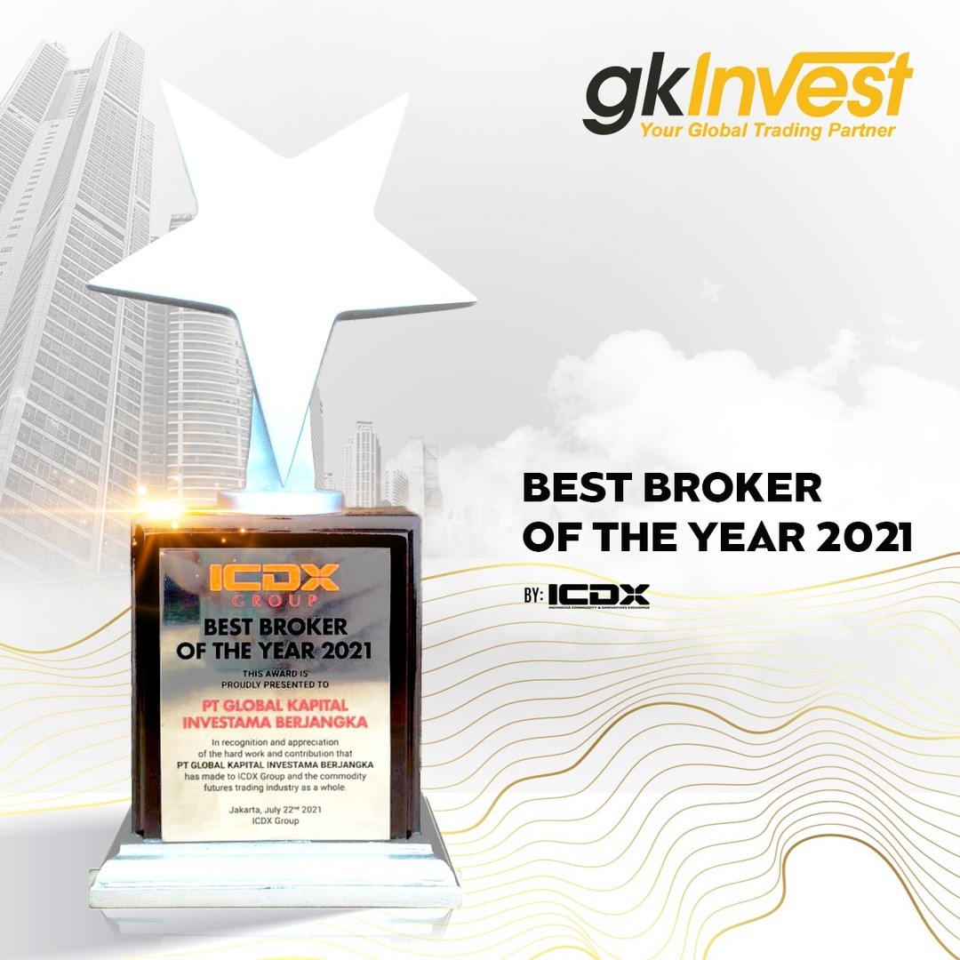GKInvest Raih Penghargaan Best Broker of The Year 2021 dari ICDX