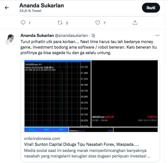 Cek! 'Jurus Maut' Biar Gak Ketipu Sunton Capital dkk di Forex