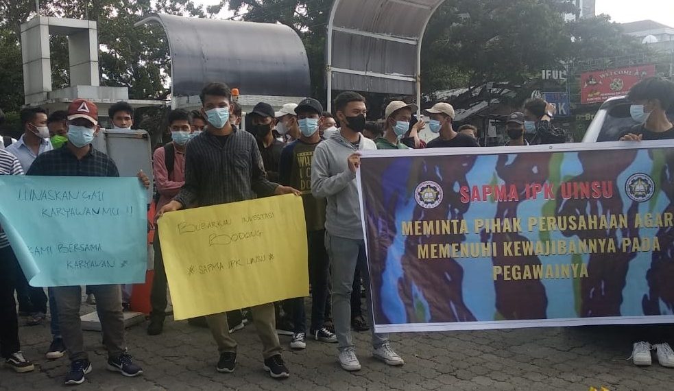 Karyawan Dipecat Tanpa Pesangon, Massa Geruduk Kantor PT Trijaya Pratama Futures