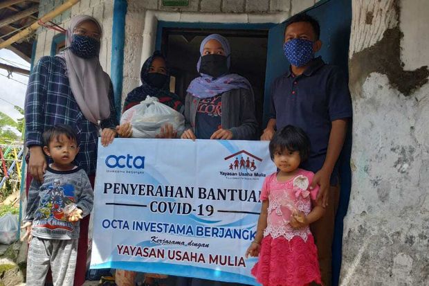 Octa Investama Bantu 8.000 Warga Desa Sukmajaya Kabupaten Bogor Terdampak Covid-19
