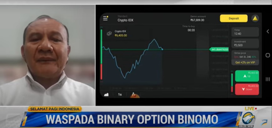 Binary Option Ilegal! Influencer dan Pihak Terafiliasi Bisa Dipidana