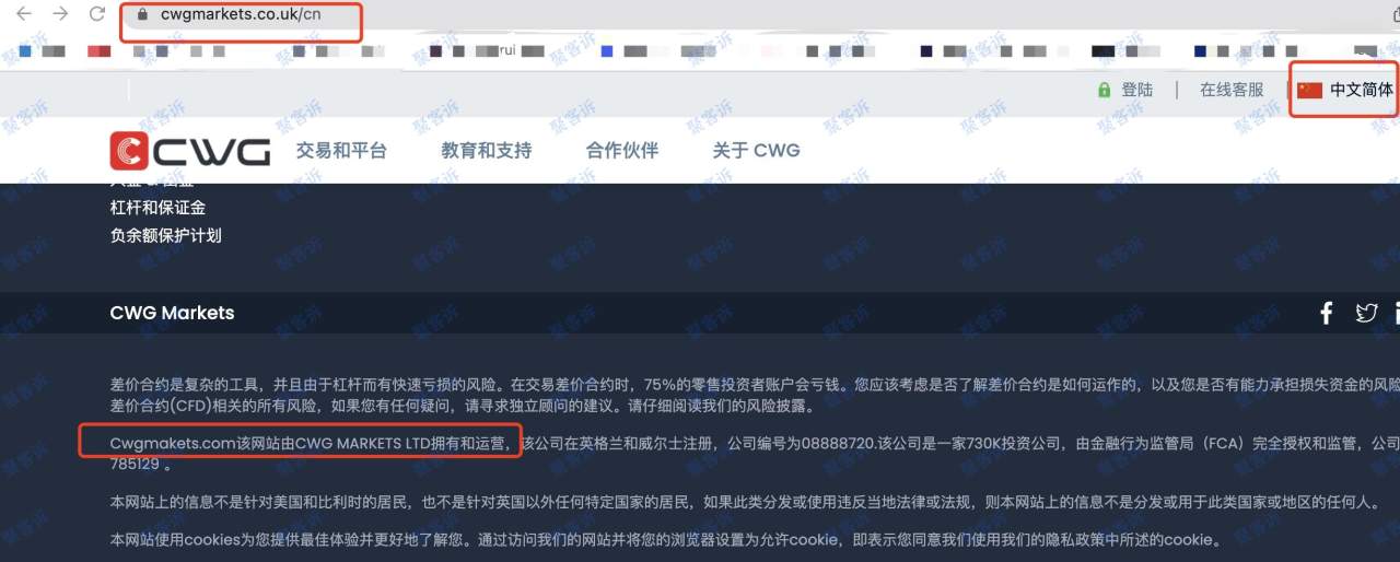 CWG Markets不给出金：监管套牌不得不防！