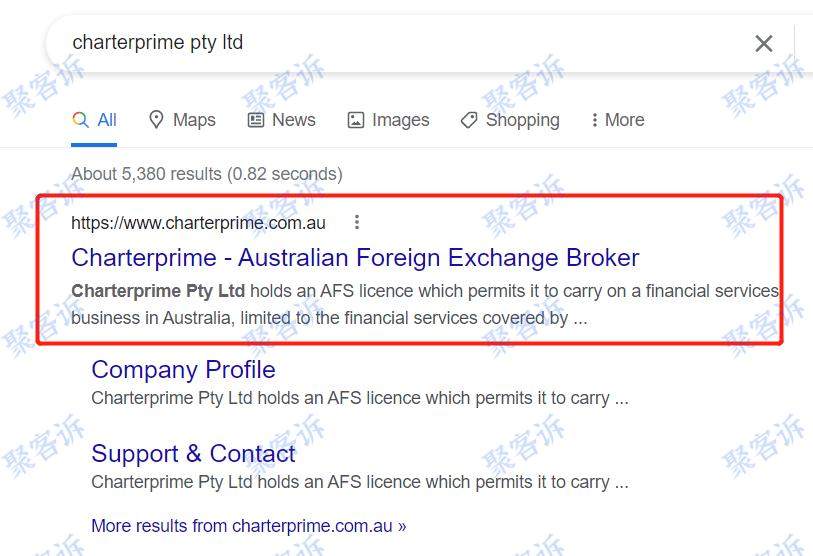 CHARTERPRIME卓德监管无效！大家一定要小心！