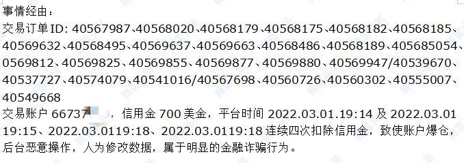CWG MARKETS:恶意操纵致使客户爆仓!
