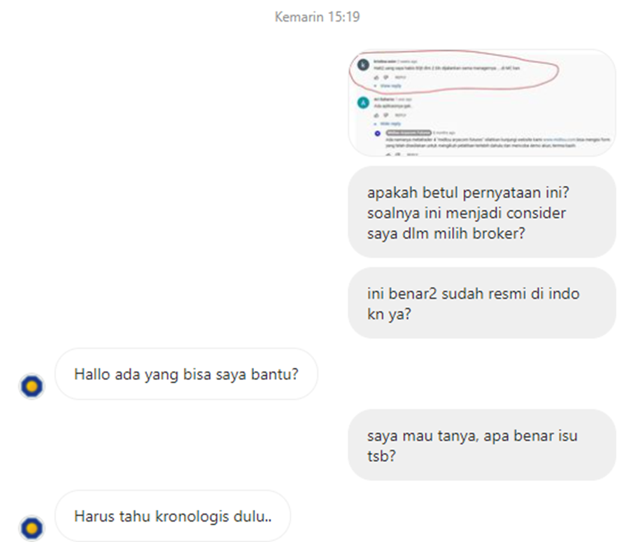 Manager PT Midtou Lakukan Margin Call Pada Nasabahnya Sebanyak Rp 80 Juta