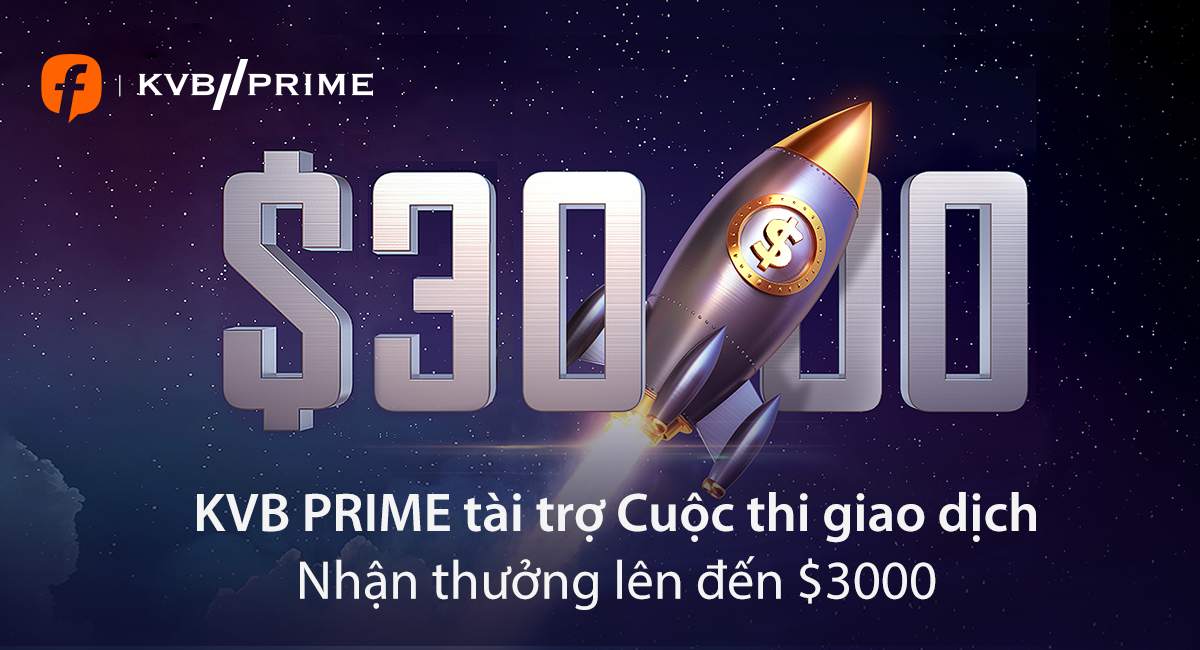 KVB PRIME Cung Cấp Thêm TIỀN THƯỞNG Lên Đến 4,500$