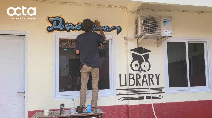 Octa Investama Berjangka Renovasi Sekolah di Kota Depok