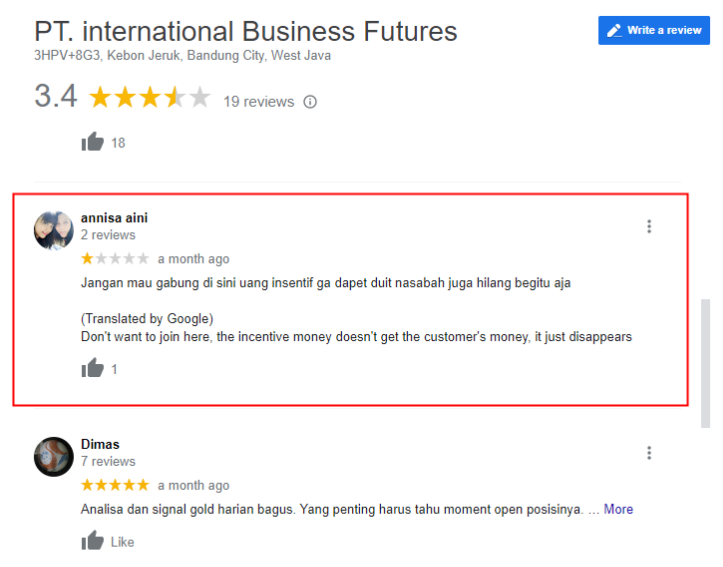 Jangan Mau Gabung di IBF
