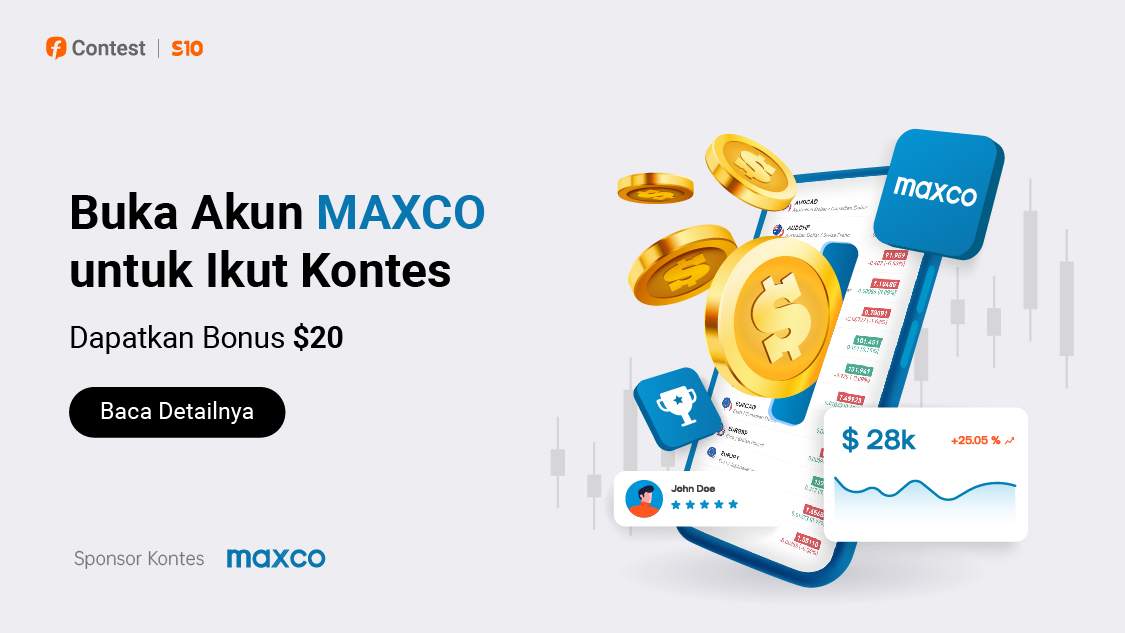 Waktu Terbatas, Daftar Akun MAXCO untuk mengikuti kontes, +$20 !!!