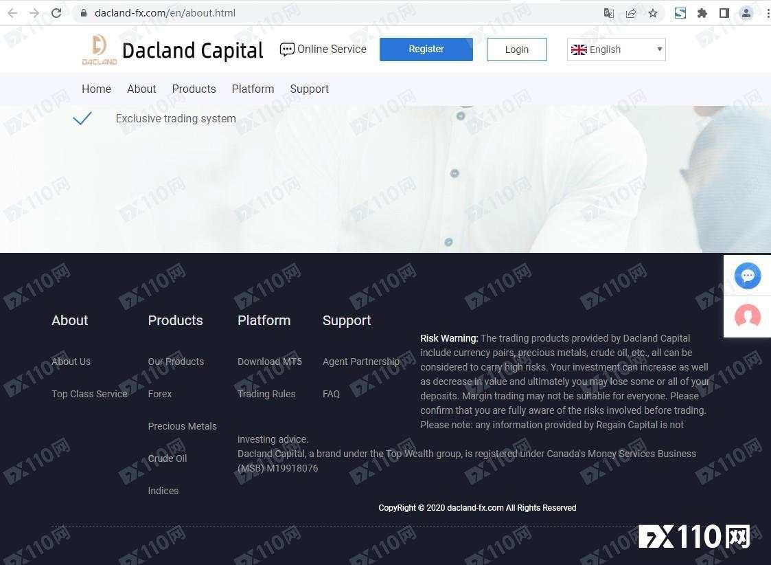 深扒Dacland Capital！多人爆料无法出金