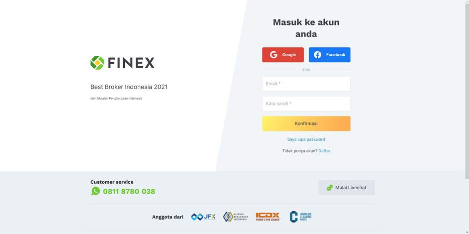 Ulasan Pialang Berjangka: Finex, Broker untuk Profesional