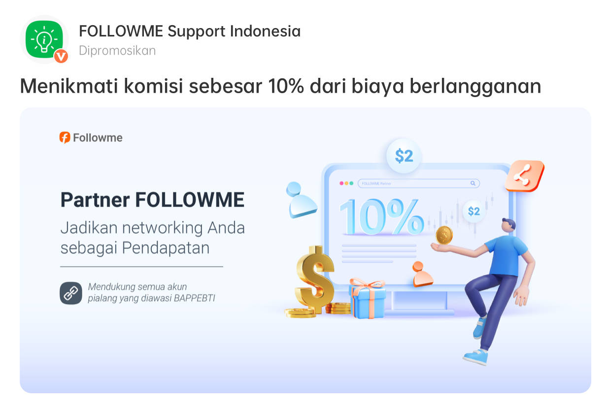 Bergabung dengan Program Partner Indonesia FOLLOWME