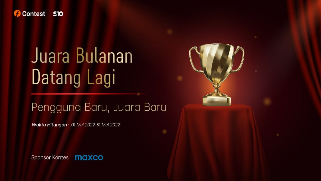 YUK!!! Cek Siapakah Juara Bulan Mei Peringkat MAXCO!