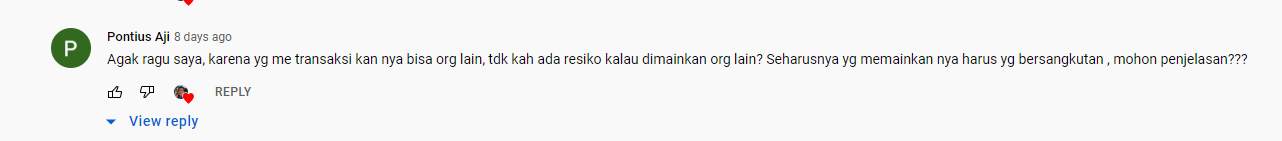 Seorang Pengguna Mengatakan Sangat Beresiko Jika Akun Trading Dimainkan oleh Pihak Ketiga