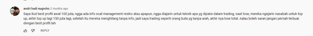 Terjebak Rayuan Marketing BPF, Nasabah Tidak Tahu Menahu Soal Trading