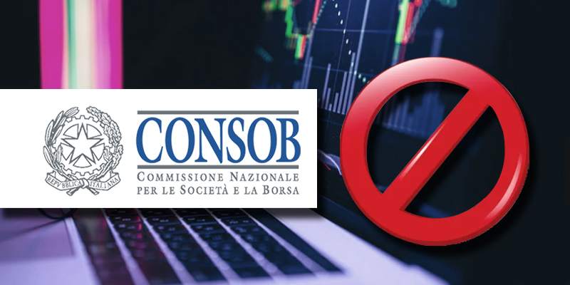 CONSOB Blacks Out 5 Unauthorized FX Brokers