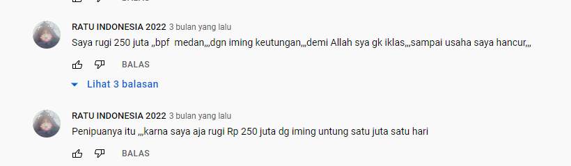 Nasabah BPF Rugi Hingga Ratusan Juta