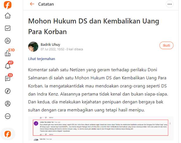 Kasus Investasi Bodong Quotex Masuk Babak Baru, 17 Jaksa Telah Ditunjuk Untuk Sidang Doni Salmanan Sebagai Tersangka