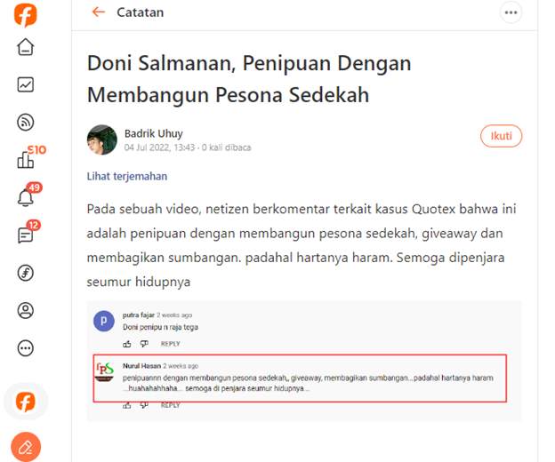 Doni Salmanan Akan Disidang di Bandung, Terkait Kasus Penipuan Quotex