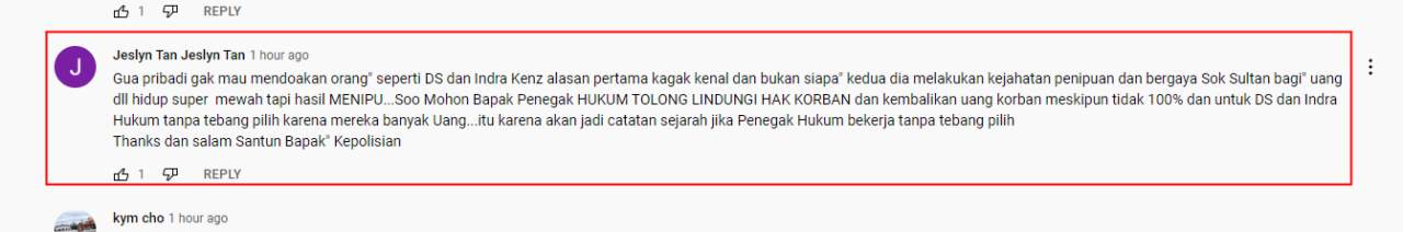 Mohon Hukum DS dan Kembalikan Uang Para Korban