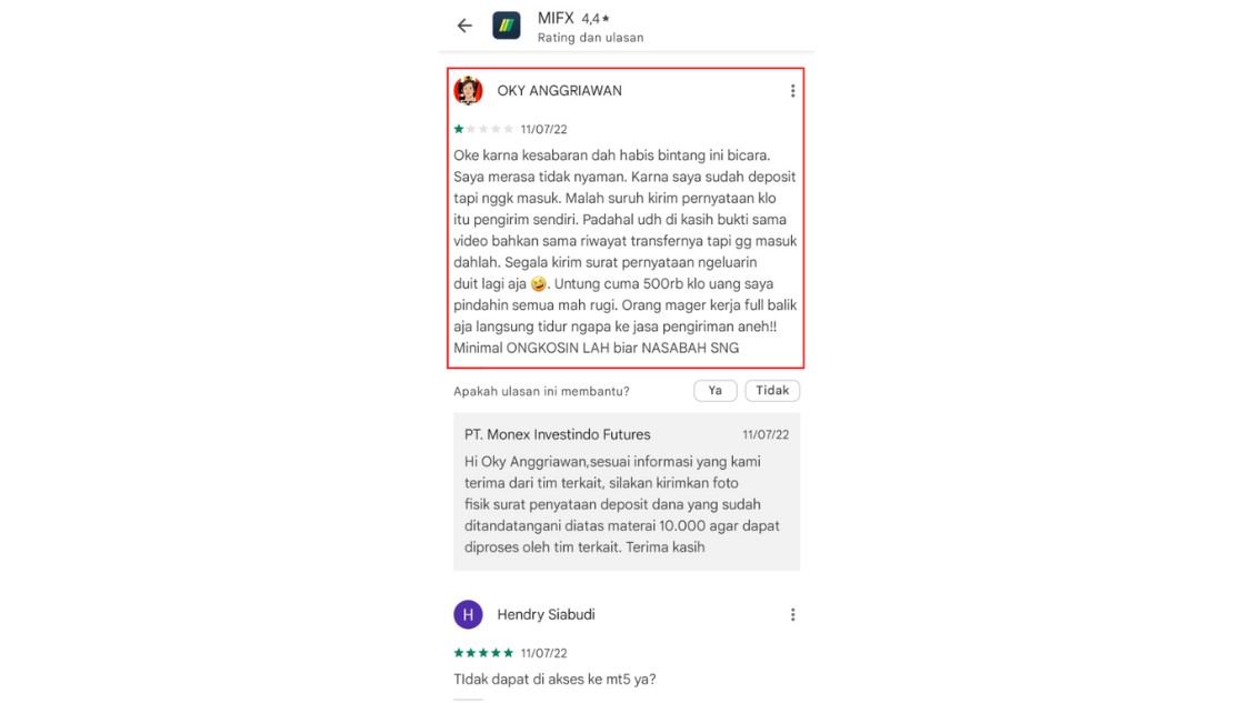 Uang Nasabah Ditelan broker MIFX? 