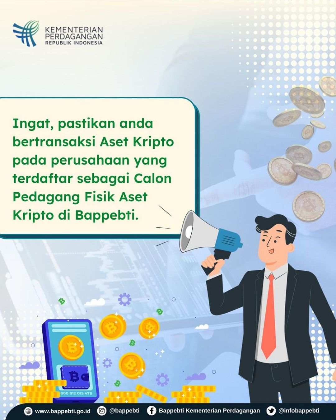 5 Tips Aman Transaksi Aset Kripto dari BAPPEBTI